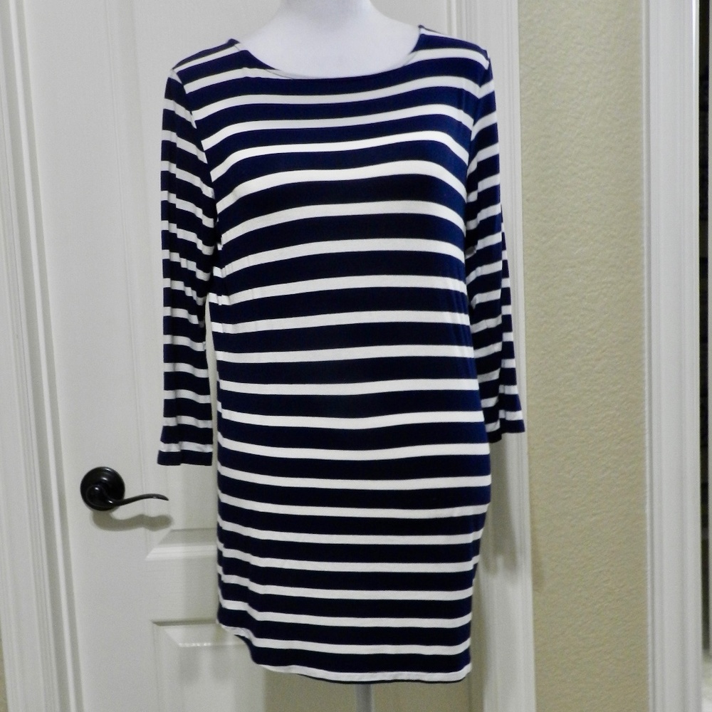 Colette Shift Dress S 3/4 Sleeves